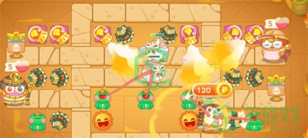 《保卫萝卜4》法老归来第100关通关攻略