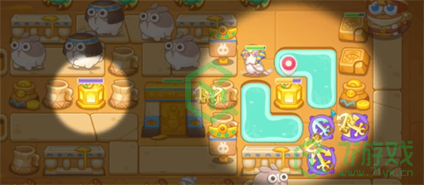 《保卫萝卜4》法老归来第109关通关攻略