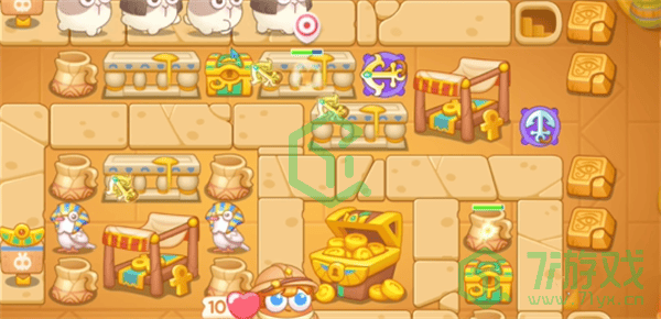 《保卫萝卜4》法老归来第113关通关攻略