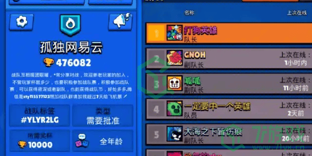 《荒野乱斗》加入战队方法