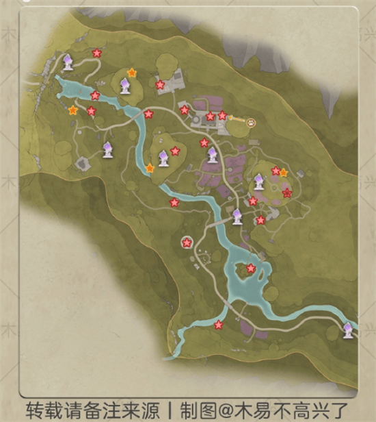 无限暖暖全地图奇想星位置分布图图五