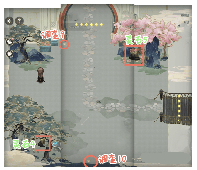 未定事件簿红尘共长生调查灵石位置攻略 红尘共长生调查灵石全收集大全图片2