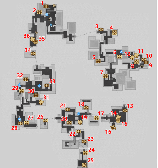 崩坏星穹铁道筑梦边境宝箱位置大全 筑梦边境全宝箱地点分享图片1