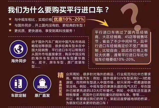 为什么要平行进口 为什么要平行进口汽车