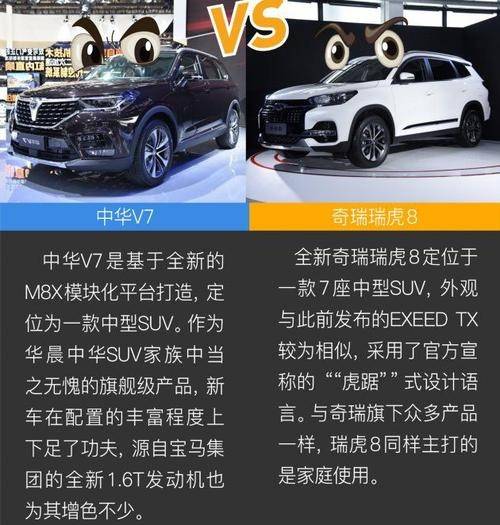 中华v7和瑞虎8哪个省油(中华v7与瑞虎8哪款好)